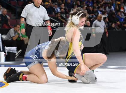Thumbnail 2 in CIF State Girls Wrestling Championships (SemiFinals) photogallery.