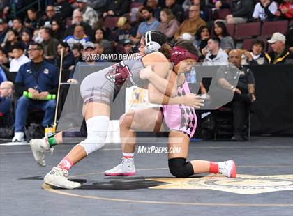Thumbnail 3 in CIF State Girls Wrestling Championships (SemiFinals) photogallery.
