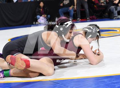 Thumbnail 2 in CIF State Girls Wrestling Championships (SemiFinals) photogallery.