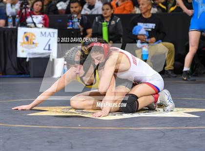 Thumbnail 1 in CIF State Girls Wrestling Championships (SemiFinals) photogallery.