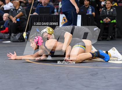 Thumbnail 2 in CIF State Girls Wrestling Championships (SemiFinals) photogallery.