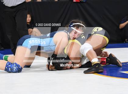 Thumbnail 1 in CIF State Girls Wrestling Championships (SemiFinals) photogallery.