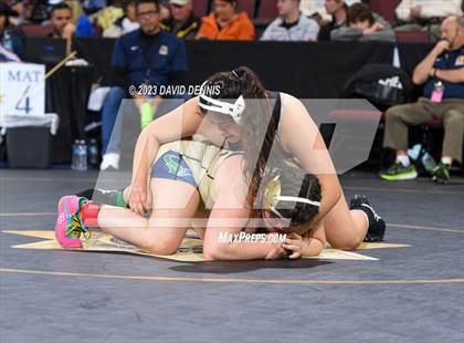 Thumbnail 2 in CIF State Girls Wrestling Championships (SemiFinals) photogallery.