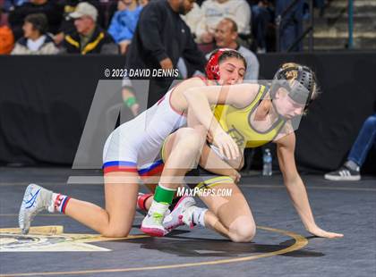 Thumbnail 2 in CIF State Girls Wrestling Championships (SemiFinals) photogallery.