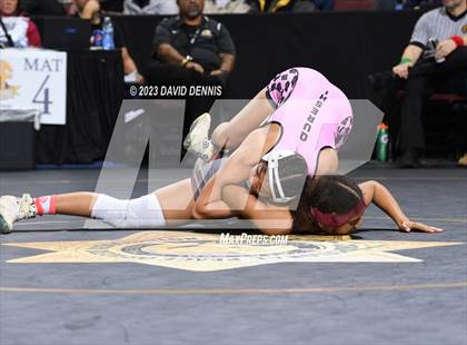 Thumbnail 1 in CIF State Girls Wrestling Championships (SemiFinals) photogallery.