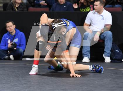 Thumbnail 3 in CIF State Girls Wrestling Championships (SemiFinals) photogallery.