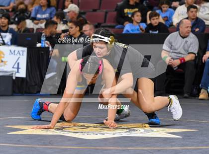 Thumbnail 2 in CIF State Girls Wrestling Championships (SemiFinals) photogallery.