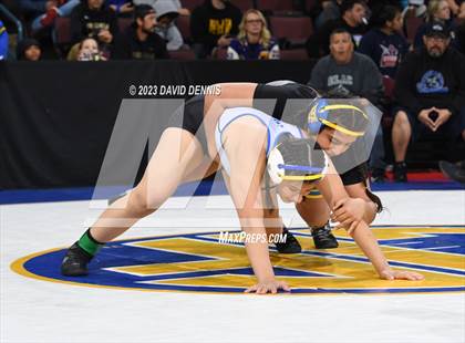 Thumbnail 1 in CIF State Girls Wrestling Championships (SemiFinals) photogallery.
