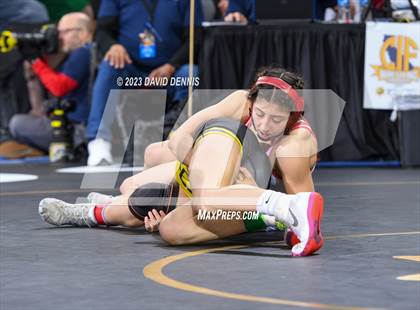 Thumbnail 1 in CIF State Girls Wrestling Championships (SemiFinals) photogallery.
