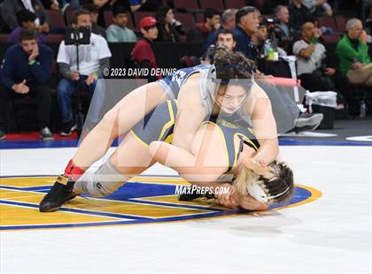 Thumbnail 3 in CIF State Girls Wrestling Championships (SemiFinals) photogallery.