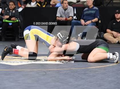 Thumbnail 2 in CIF State Girls Wrestling Championships (SemiFinals) photogallery.