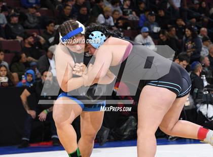 Thumbnail 2 in CIF State Girls Wrestling Championships (SemiFinals) photogallery.