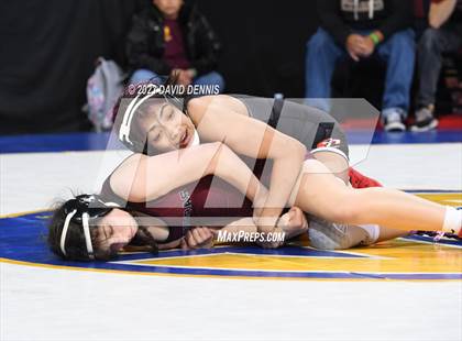 Thumbnail 1 in CIF State Girls Wrestling Championships (SemiFinals) photogallery.