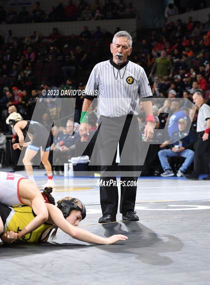 Thumbnail 3 in CIF State Girls Wrestling Championships (SemiFinals) photogallery.