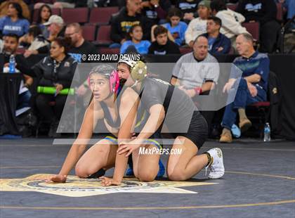 Thumbnail 3 in CIF State Girls Wrestling Championships (SemiFinals) photogallery.