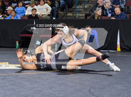 Thumbnail 2 in CIF State Girls Wrestling Championships (SemiFinals) photogallery.
