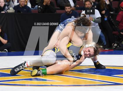 Thumbnail 2 in CIF State Girls Wrestling Championships (SemiFinals) photogallery.