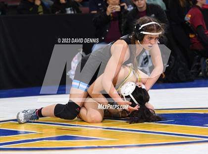 Thumbnail 1 in CIF State Girls Wrestling Championships (SemiFinals) photogallery.
