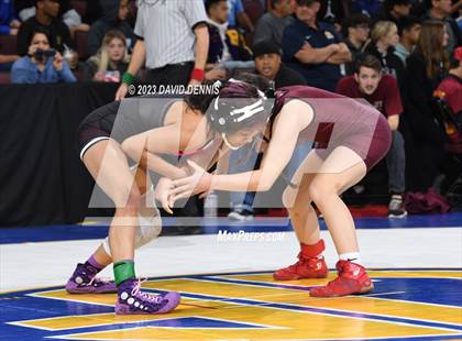 Thumbnail 3 in CIF State Girls Wrestling Championships (SemiFinals) photogallery.