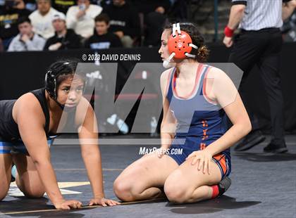 Thumbnail 2 in CIF State Girls Wrestling Championships (SemiFinals) photogallery.
