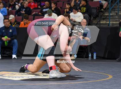 Thumbnail 2 in CIF State Girls Wrestling Championships (SemiFinals) photogallery.