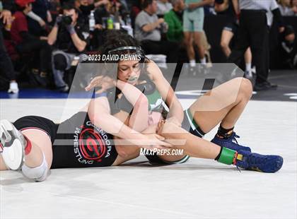 Thumbnail 1 in CIF State Girls Wrestling Championships (SemiFinals) photogallery.