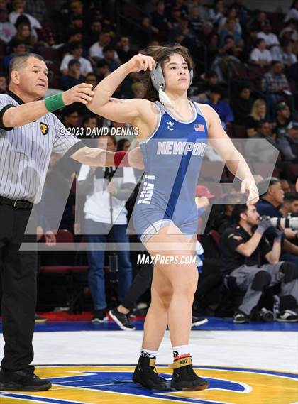 Thumbnail 3 in CIF State Girls Wrestling Championships (SemiFinals) photogallery.