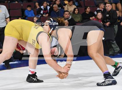 Thumbnail 3 in CIF State Girls Wrestling Championships (SemiFinals) photogallery.