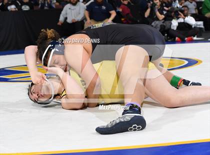 Thumbnail 1 in CIF State Girls Wrestling Championships (SemiFinals) photogallery.