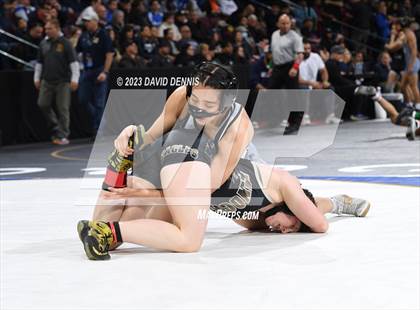 Thumbnail 2 in CIF State Girls Wrestling Championships (SemiFinals) photogallery.
