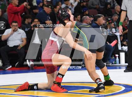 Thumbnail 2 in CIF State Girls Wrestling Championships (SemiFinals) photogallery.