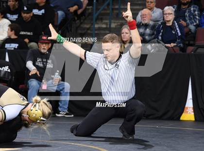 Thumbnail 2 in CIF State Girls Wrestling Championships (SemiFinals) photogallery.