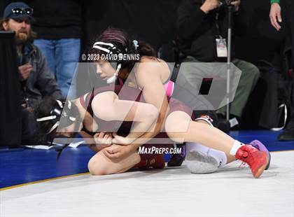 Thumbnail 3 in CIF State Girls Wrestling Championships (SemiFinals) photogallery.