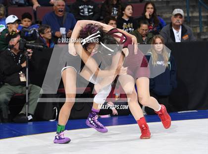 Thumbnail 1 in CIF State Girls Wrestling Championships (SemiFinals) photogallery.