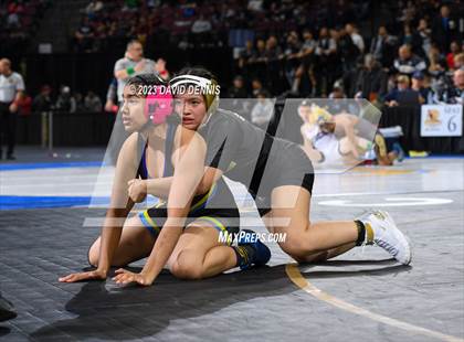 Thumbnail 3 in CIF State Girls Wrestling Championships (SemiFinals) photogallery.