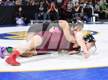 Thumbnail 1 in CIF State Girls Wrestling Championships (SemiFinals) photogallery.