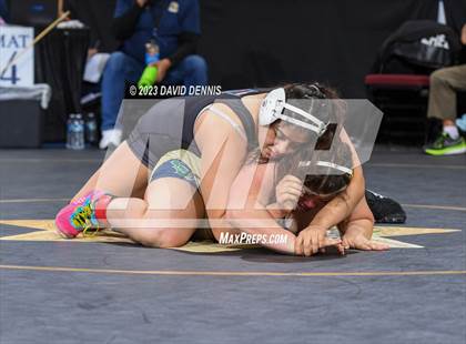 Thumbnail 1 in CIF State Girls Wrestling Championships (SemiFinals) photogallery.