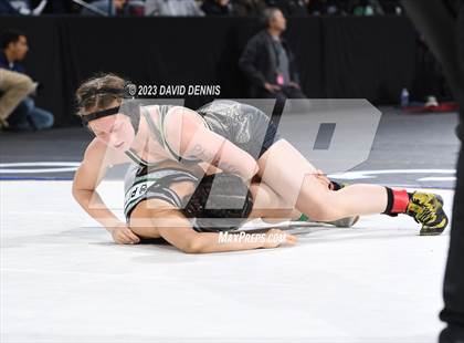 Thumbnail 2 in CIF State Girls Wrestling Championships (SemiFinals) photogallery.