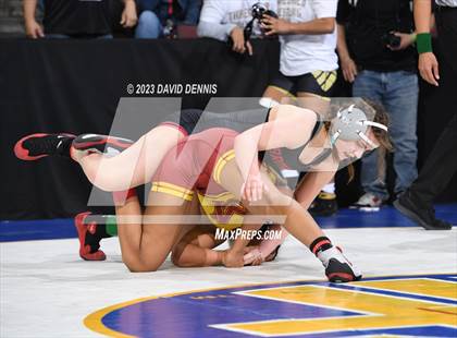 Thumbnail 3 in CIF State Girls Wrestling Championships (SemiFinals) photogallery.