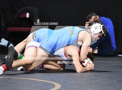 Thumbnail 1 in CIF State Girls Wrestling Championships (SemiFinals) photogallery.