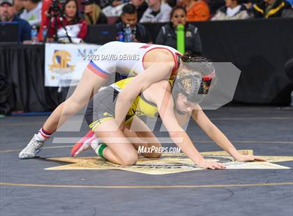 Thumbnail 2 in CIF State Girls Wrestling Championships (SemiFinals) photogallery.