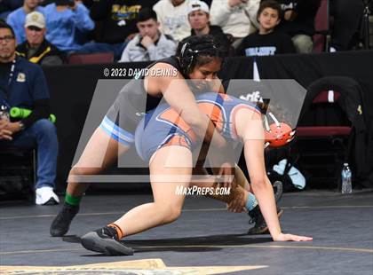 Thumbnail 2 in CIF State Girls Wrestling Championships (SemiFinals) photogallery.