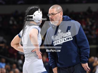 Thumbnail 2 in CIF State Girls Wrestling Championships (SemiFinals) photogallery.