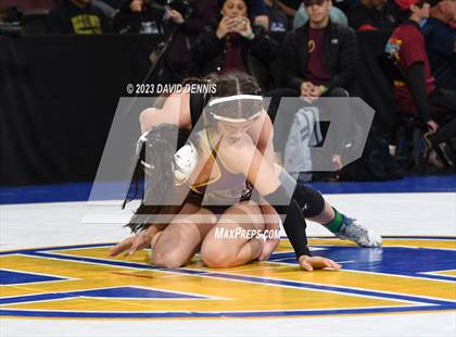 Thumbnail 2 in CIF State Girls Wrestling Championships (SemiFinals) photogallery.