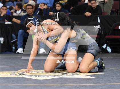 Thumbnail 1 in CIF State Girls Wrestling Championships (SemiFinals) photogallery.