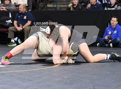 Thumbnail 1 in CIF State Girls Wrestling Championships (SemiFinals) photogallery.