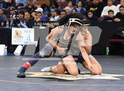 Thumbnail 2 in CIF State Girls Wrestling Championships (SemiFinals) photogallery.