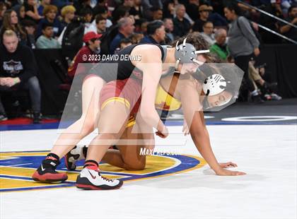 Thumbnail 1 in CIF State Girls Wrestling Championships (SemiFinals) photogallery.