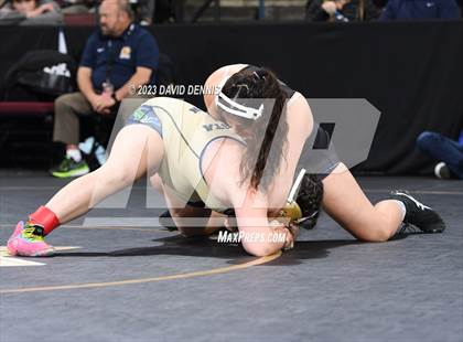Thumbnail 3 in CIF State Girls Wrestling Championships (SemiFinals) photogallery.