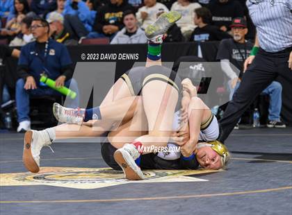 Thumbnail 3 in CIF State Girls Wrestling Championships (SemiFinals) photogallery.
